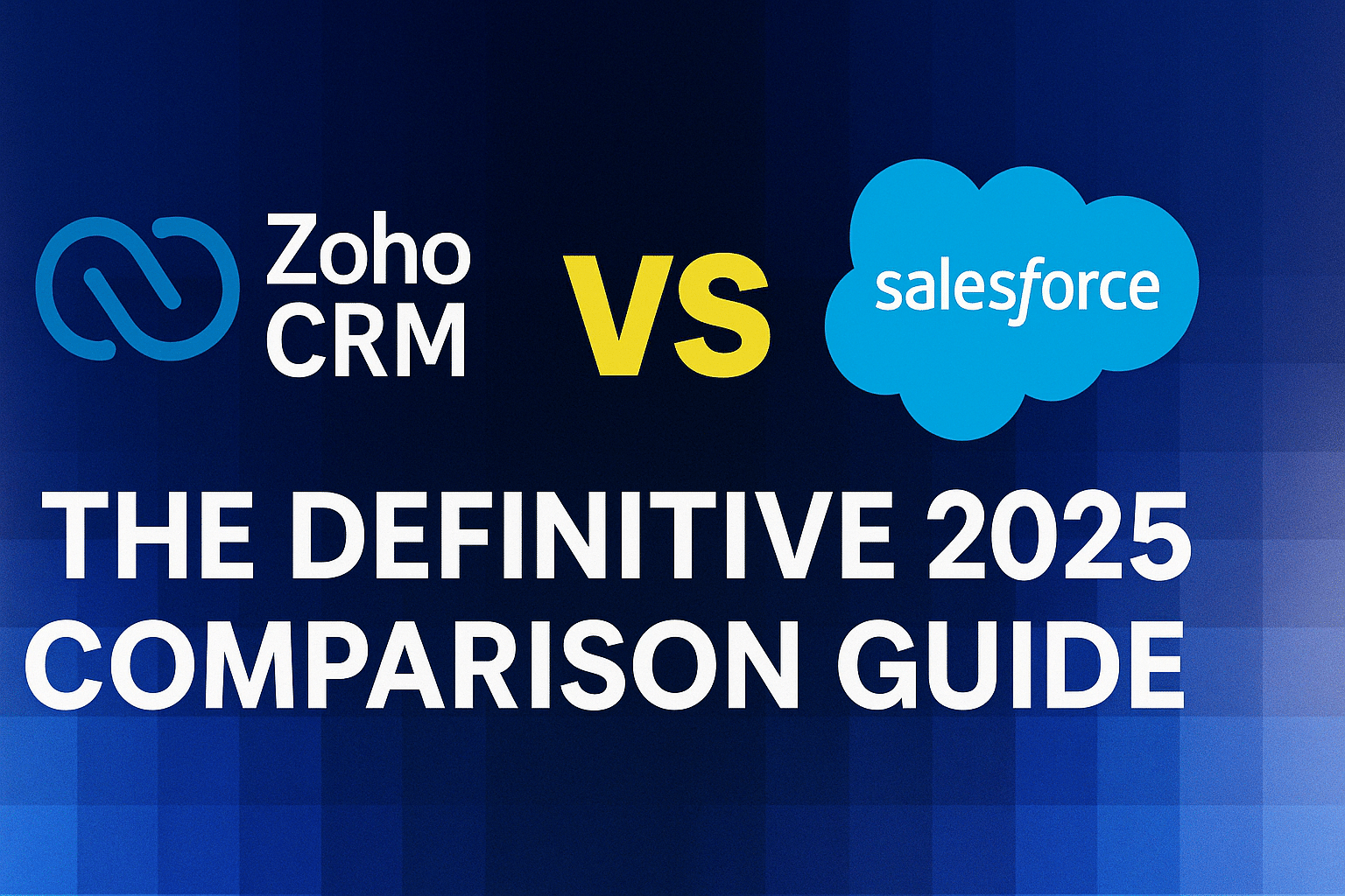 Zoho VS Salesforce Header